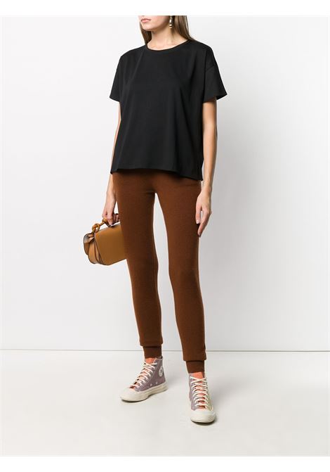 T-shirt oversize a maniche corte in nero Loulou studio - donna LOULOU DE SAISON | BASILUZZOBLK